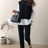 ニットベストシャツアンサンブル2点セット レディース トップス | NinaetLina | 詳細画像4