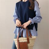 ニットベストシャツアンサンブル2点セット レディース トップス | NinaetLina | 詳細画像7