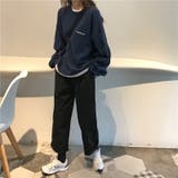ワンポイントロゴクルーネックカットソー レディース トップス | NinaetLina | 詳細画像2