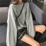 ワンポイントロゴクルーネックカットソー レディース トップス | NinaetLina | 詳細画像3