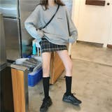 ワンポイントロゴクルーネックカットソー レディース トップス | NinaetLina | 詳細画像5