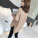 Vネックチュニックニット 長袖 秋 | NinaetLina | 詳細画像6