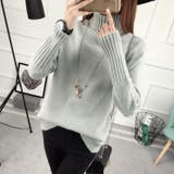 グレー | タートルネックニット レディース トップス | NinaetLina