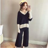 ニット上下セットアップ 長袖 上下セット | NinaetLina | 詳細画像4 