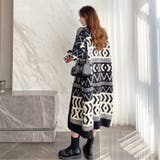 ロングニットカーディガン レディース 体型カバー | NinaetLina | 詳細画像7