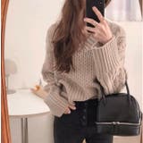 Vネックニット レディース セーター | NinaetLina | 詳細画像3