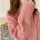 Vネックニット レディース セーター | NinaetLina | 詳細画像5