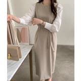 袖切り替えワンピース レディース ロングワンピース | NinaetLina | 詳細画像10