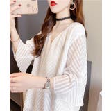 シアーVネックブラウス レディース トップス | NinaetLina | 詳細画像9
