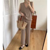 ノースリーブワイドパンツセットアップ レディース セットアップ | NinaetLina | 詳細画像4