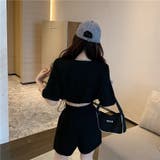 ショート丈半袖セットアップ レディース カットソー | NinaetLina | 詳細画像9