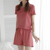 ピンク | 上下セットアップルームウェア レディース トップス | NinaetLina