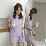 ラベンダー | 上下セットアップルームウェア レディース トップス | NinaetLina