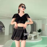ブラック | 水着 セパレート 韓国ファッション | NinaetLina