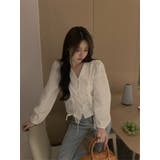 シャーリング長袖ブラウス レディース 長袖 | NinaetLina | 詳細画像6