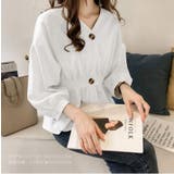 スエード地長袖ブラウス レディース 長袖 | NinaetLina | 詳細画像10