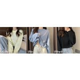 クロップド丈長袖カットソー レディース ミディアム丈 | NinaetLina | 詳細画像2