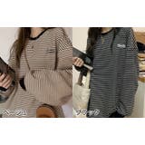 ボーダーワンポイント長袖カットソー レディース ボーダー | NinaetLina | 詳細画像2 