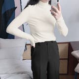 起毛スムース長袖カットソー レディース トップス | NinaetLina | 詳細画像6