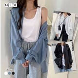 無地長袖ブラウス レディース トップス | NinaetLina | 詳細画像1