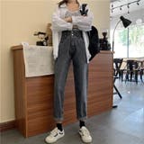 グレー | テーパードデニムパンツ レディース デニム | NinaetLina