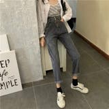 テーパードデニムパンツ レディース デニム | NinaetLina | 詳細画像9