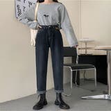 アンクル丈テーパードデニム レディース ボトムス | NinaetLina | 詳細画像4