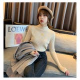 プチハイネックリブニットソー レディース トップス | NinaetLina | 詳細画像3