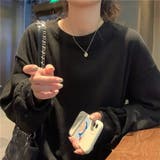 リブニット長袖ワンピース レディース トップス | NinaetLina | 詳細画像5