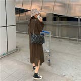 リブニット長袖ワンピース レディース トップス | NinaetLina | 詳細画像9