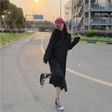 リブニット長袖ワンピース レディース トップス | NinaetLina | 詳細画像12