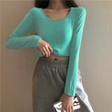 クロップド丈長袖カットソー レディース トップス | NinaetLina | 詳細画像10