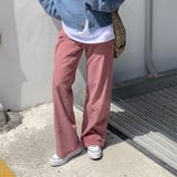 裏地フリースコーデュロイセミワイドパンツ レディース ボトムス | NinaetLina | 詳細画像6