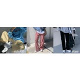 裏地フリースコーデュロイセミワイドパンツ レディース ボトムス | NinaetLina | 詳細画像2