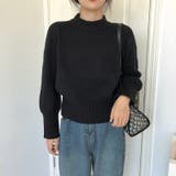 モックネックミドルゲージニット レディース トップス | NinaetLina | 詳細画像6