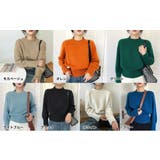 モックネックミドルゲージニット レディース トップス | NinaetLina | 詳細画像2