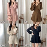 ケーブルタイトニットワンピース レディース ケーブル編み | NinaetLina | 詳細画像2