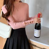 裏フリースボアリブニット レディース トップス | NinaetLina | 詳細画像5