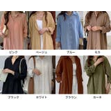ロングシャツワンピース レディース トップス | NinaetLina | 詳細画像2
