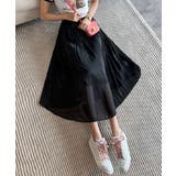 フレアスカート キャザー ロングスカート | NinaetLina | 詳細画像2