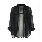 シアーシャツブラウス カーディガン 夏 | NinaetLina | 詳細画像7