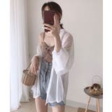 シアーシャツブラウス カーディガン 夏 | NinaetLina | 詳細画像3