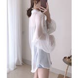 シアーシャツブラウス カーディガン 夏 | NinaetLina | 詳細画像4