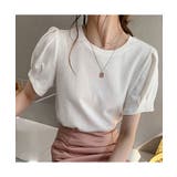 Tシャツ レディーストップス 半袖 カットソー 韓国ファッション カジュアル | NinaetLina | 詳細画像1