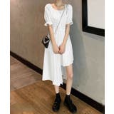 ウエストレースアップ ワンピース 小さめ | NinaetLina | 詳細画像3