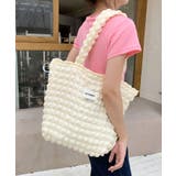 ぽこぽこトートバッグ ワッフル風バッグ 大容量 | NinaetLina | 詳細画像1