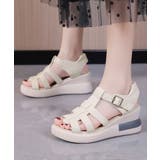 アイボリー | グルカサンダル 夏レディース厚底サンダル レディース | NinaetLina