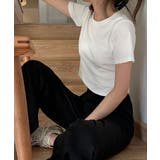 ショート丈tシャツ へそ出し 8色 | NinaetLina | 詳細画像4
