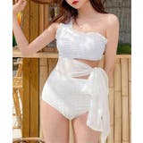 ウエストリボンワンピース 水着 20代 | NinaetLina | 詳細画像1