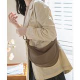 モカ | ハーフムーンショルダーバッグボディバッグ レディース PUレザー | NinaetLina